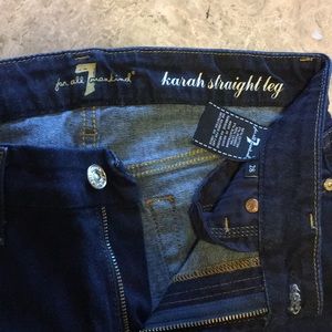 7 for all mankind sz 28 straight leg jeans